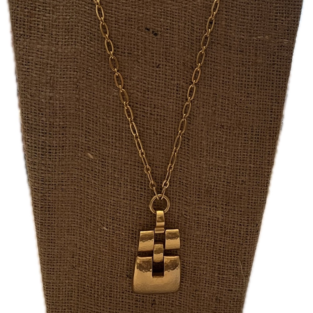 Brighton Montagne Brushed Gold Necklace